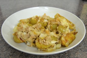 Tuna Melt Potato Wedges