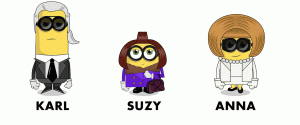 Big names in fashion get a Minion makeover!