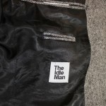 The Idle Man Tweed Blazer in Slim Fit inside pocket detail