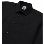 The Idle Man Smart Shirt in Black