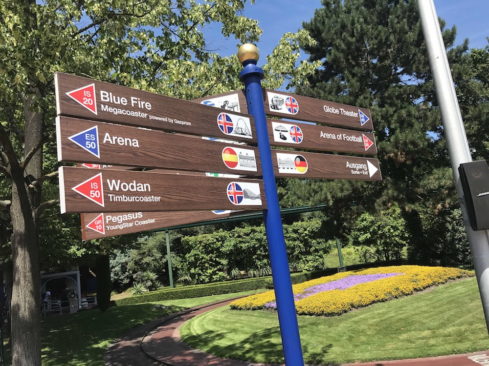 Europa-Park sign